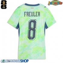 Maglie da calcio Svizzera Remo Freuler #8 Seconda Maglia Femminile Mondiali 2026  Manica Corta